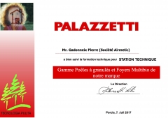 STATION TECHNIQUE OFFICIELLE PALAZZETTI