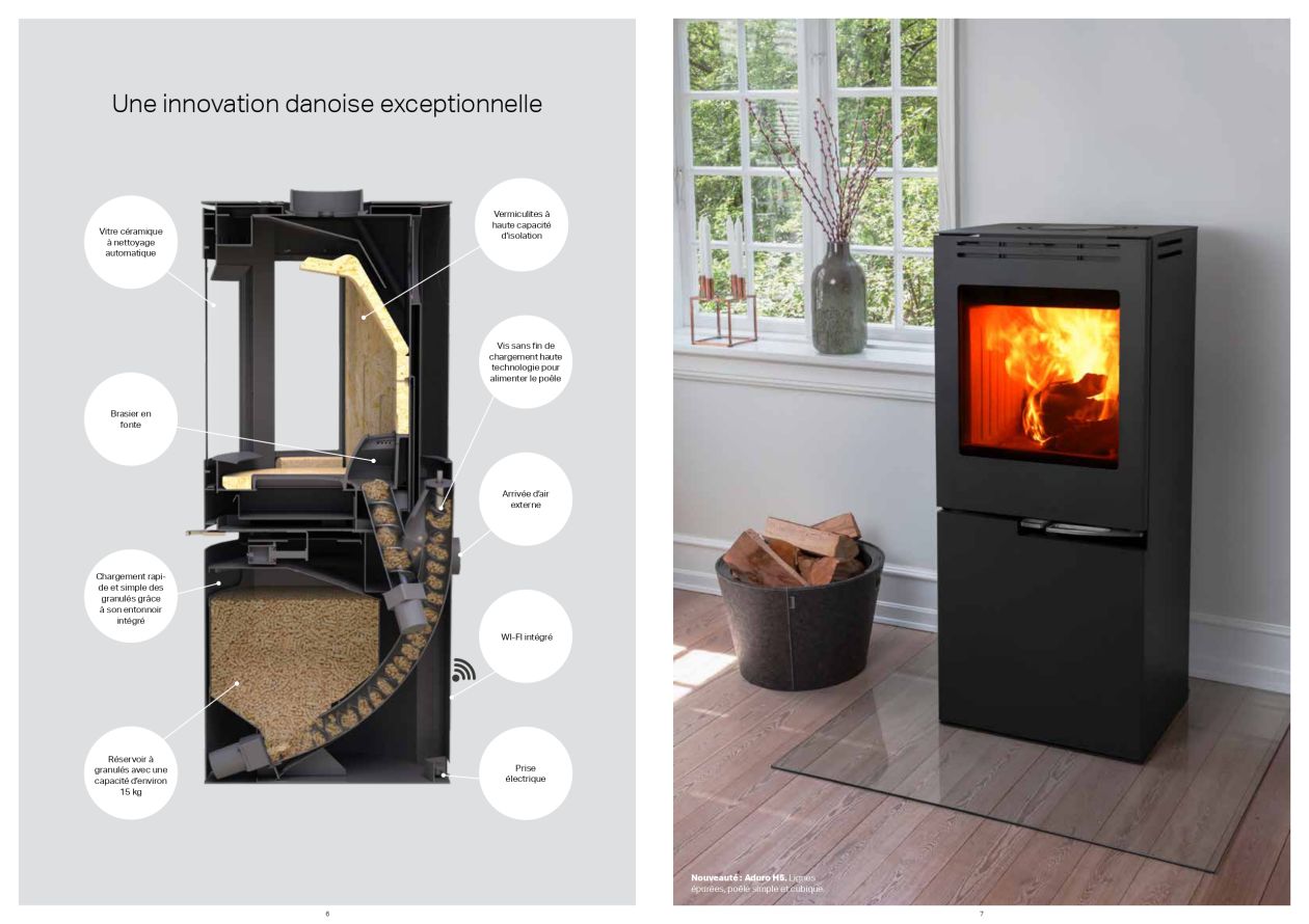 SCHEMA POELE HYBRIDE AIRMETIC BREST